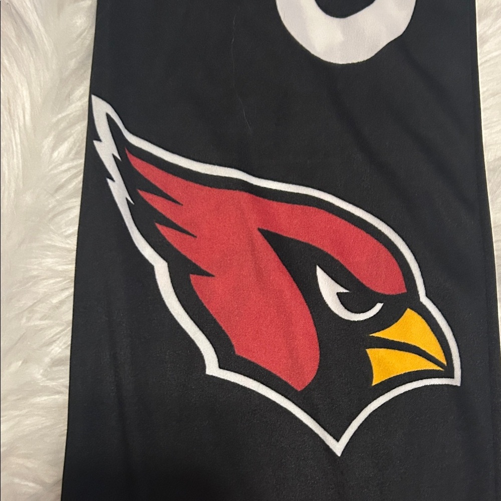Arizona Cardinals Black & Red Graphic Scarf “LET’S GO CARDS!” “RISE UP RED SEA!” - Picture 5 of 9